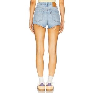 Levi's 501 Cut Off Denim Shorts Light Wash Frayed Hem Women's Size 32